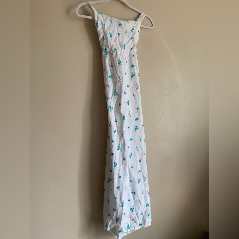 Anthropologie Show Me Your Mumu Dress Floral White Women Size S Formal Wedding